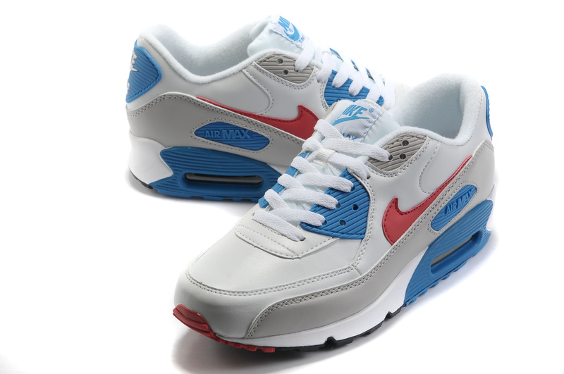 Nike Air Max Shoes Womens White/Blue/Red/Gray Online